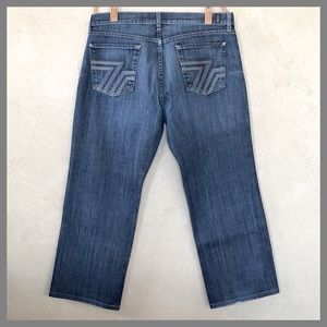 7 For All Mankind Relaxed Button Fly Jeans 36x29